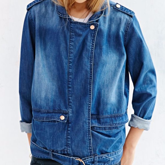 slouchy denim jacket
